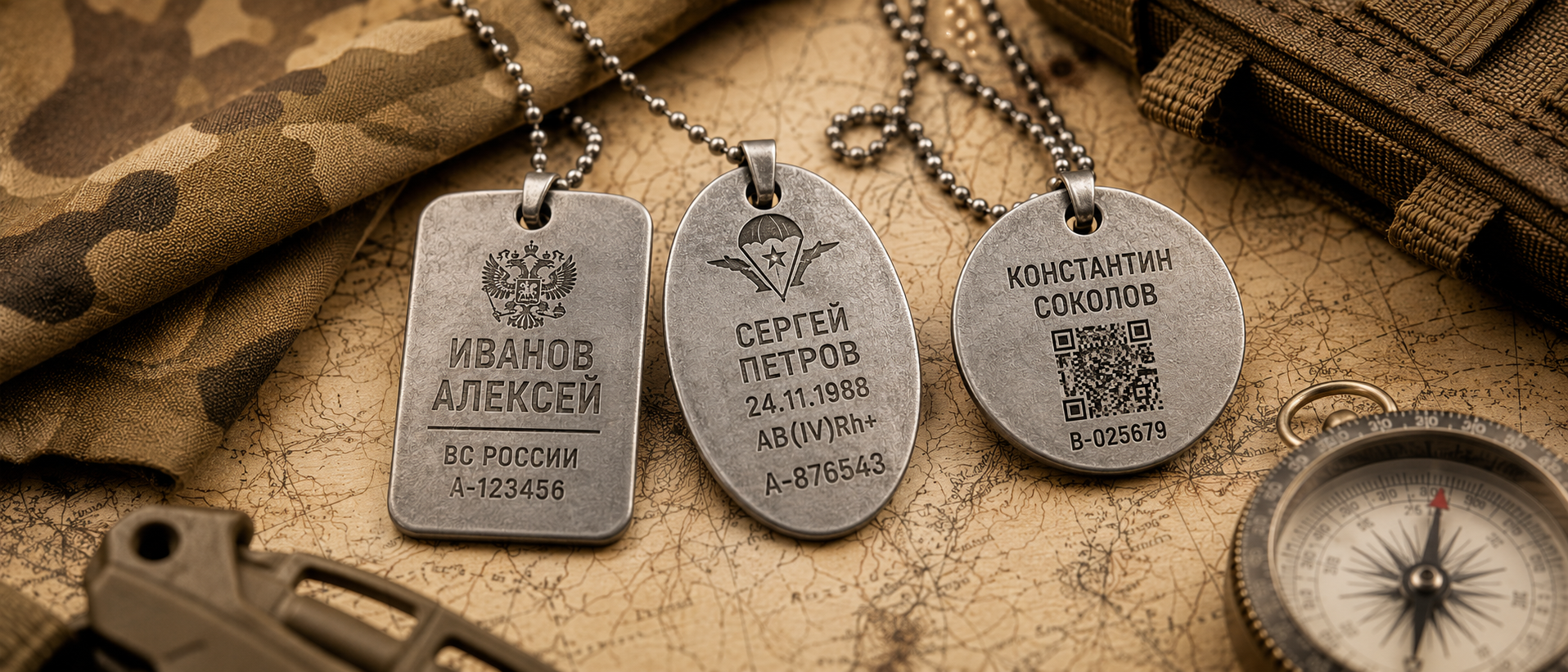 Формы и варианты дизайна именных жетонов