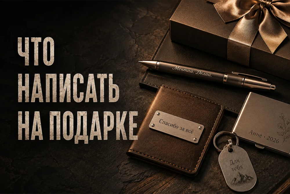 Что написать на подарке