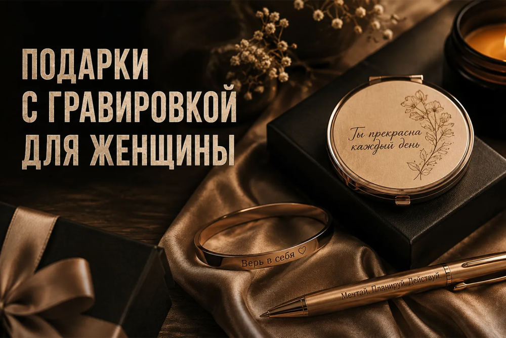 Подарки с гравировкой для женщины