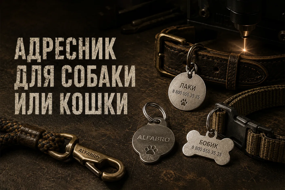 Адресник для собаки или кошки