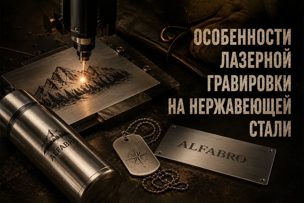 Особенности лазерной гравировки на нержавеющей стали