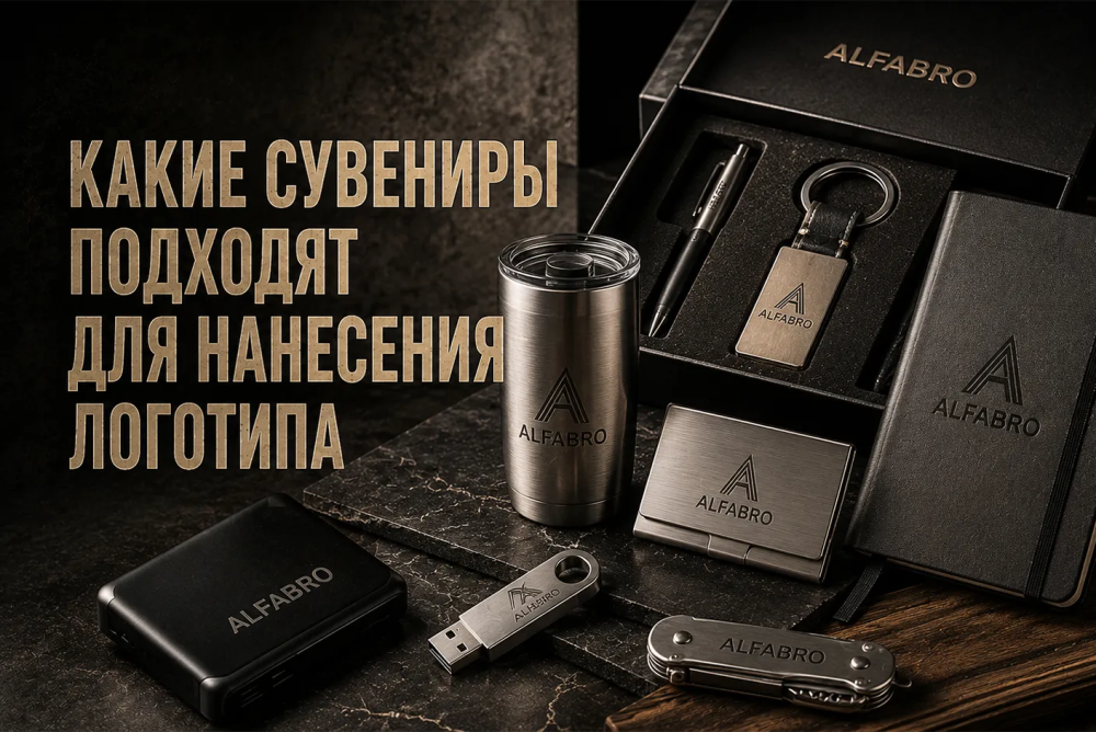 Какие сувениры подходят для нанесения логотипа