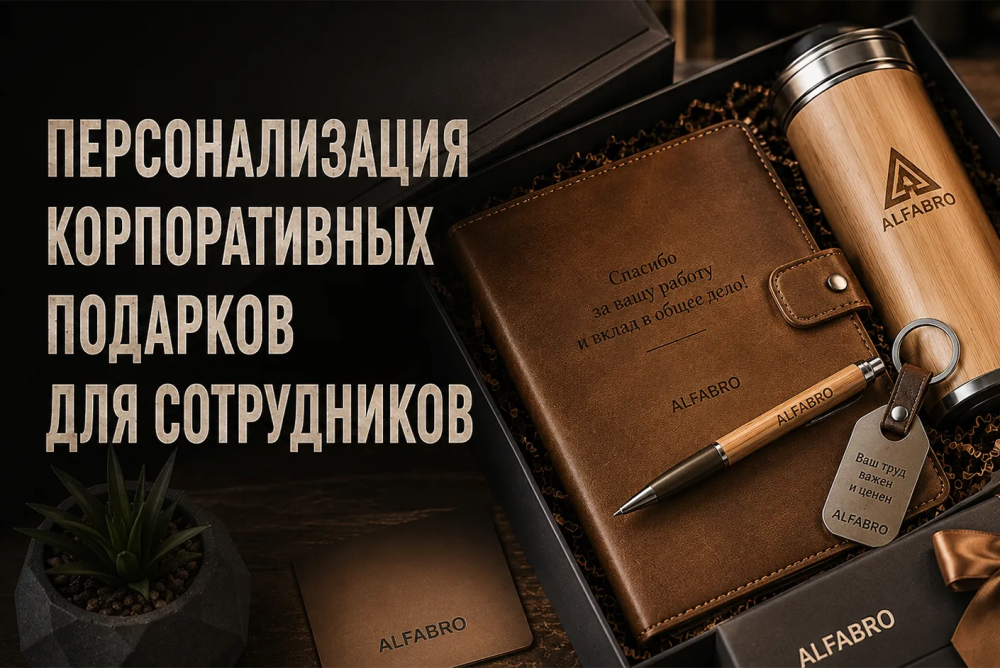 Персонализация корпоративных подарков для сотрудников