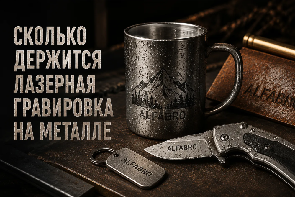 Сколько держится лазерная гравировка на металле