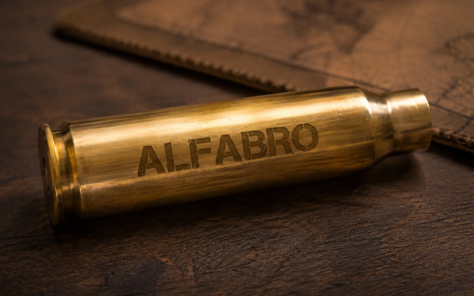 Гравировка на гильзе — фото услуги ALFABRO