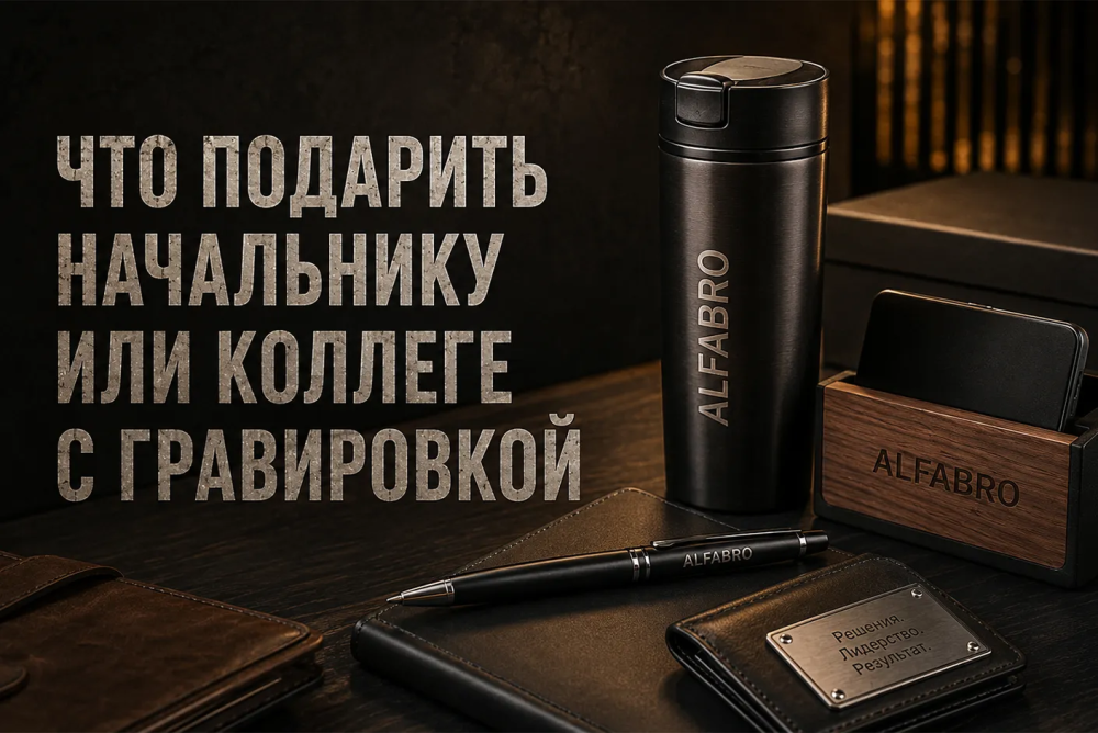 Что подарить начальнику или коллеге с гравировкой