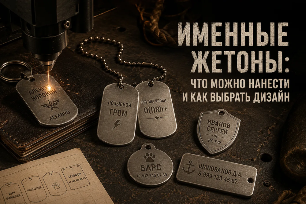 Именные жетоны