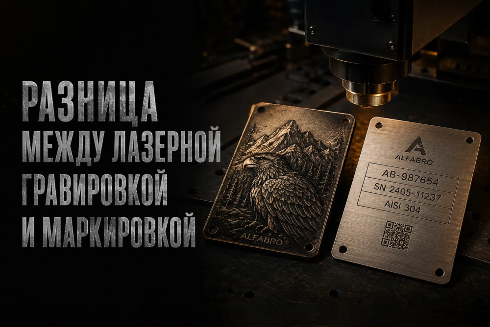 Лазерная гравировка и маркировка разница